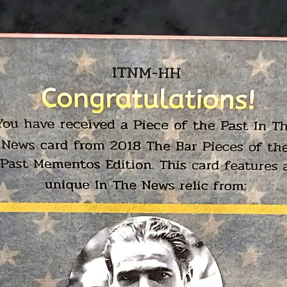 Authentic Howard Hughes Handwriting Relic Piece of History Billionaire Aviator - Picture 3 of 4